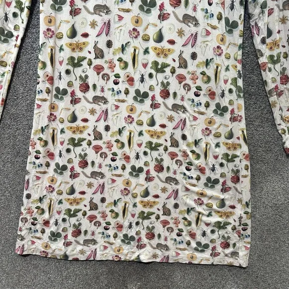 Pip Studio Amsterdam Lounge Dress Nightdress L Woodland Botanical Long Sleeve - Picture 7 of 11